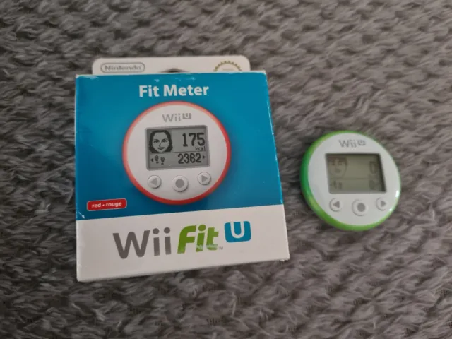 Boxed : Nintendo  Wii Fit U  fit Meter green and white : new battery working