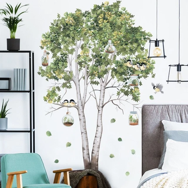 Large Birch Tree Wall Stickers-Removable Vinyl Sticker Decal Home Decoration 1pc