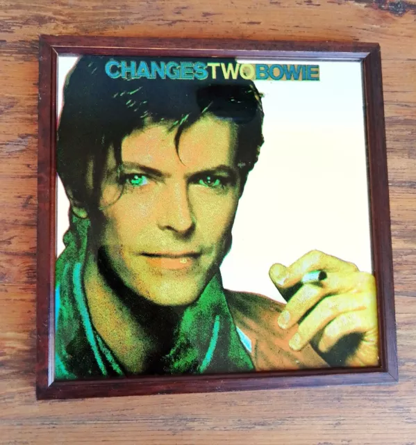 David Bowie Changes Two Bowie Quadro A Specchio Vintage Anni 80