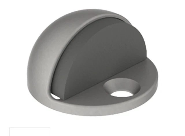 Hager 241F US26D Dome-Style Door Floor Stop - 1/8in Base (Satin Chrome) Qty 10