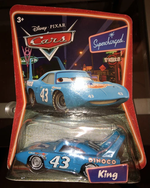 DISNEY PIXAR CARS Movie The King Dinoco Supercharged DieCast Mattel