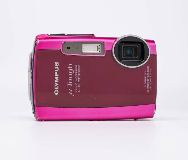 [美品 動作確認済み] OLYMPUS μ Tough 3000 ピンク Olympus Stylus Tough-3000 (Pink) Waterproof 12-megapixel