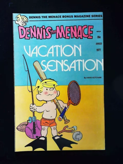 Dennis The Menace Bonus Magazine Series #166  Fawcett Comics 1977 Fn/Vf