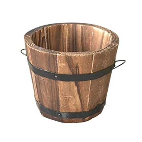 Zalati Vaso In Vetro A Forma Di Cuore Con Supporto In Legno – Fioriera Idroponica Per Scrivania – Regalo Decorativo