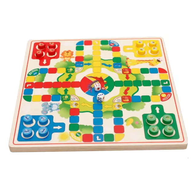 Colourful Board Game Set Flying Chess Game Chinese Checkers for Children