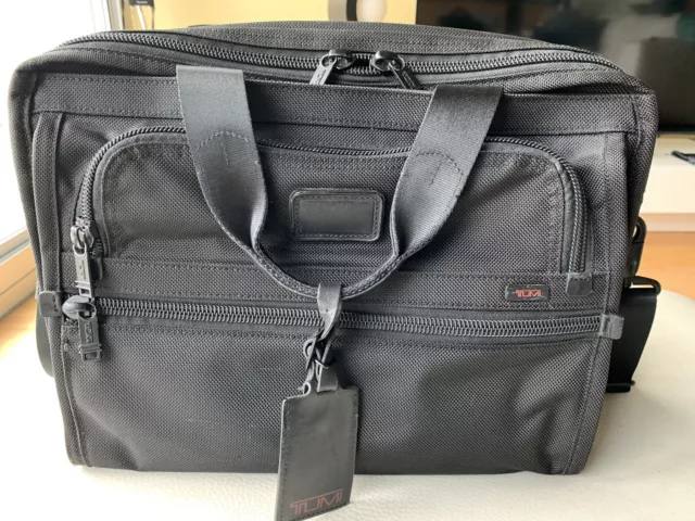 TUMI Alpha Collection Brief Case Ballistic Nylon