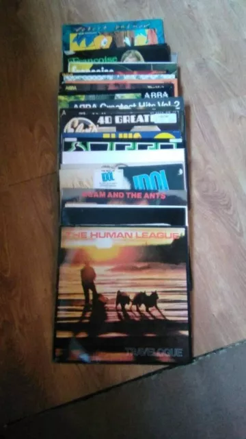 Job Lot of 12" Vinyl 80s, Rock, Easy Listening and More. x29