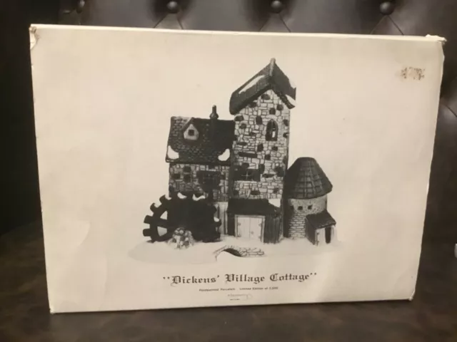 Dept 56 'Dickens Village Cottage' --Rare-- Limited Edition Dickens Village Mill