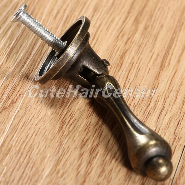Furniture Cabinet Cupboard Drawer Wardrobe Door Handle Pull Knobs Antique Brass