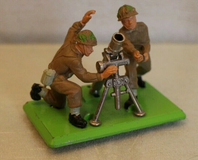 Mortier des années 1970 de soldats d'infanterie allemands Mortier des années 1970 de soldats d'infanterie allemands