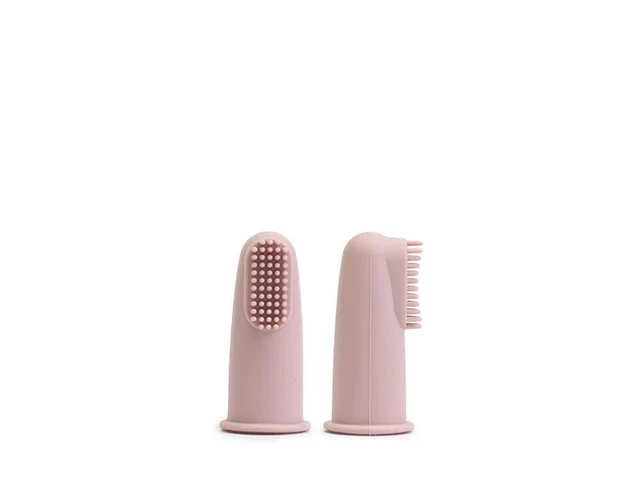 Cherub Baby Silicone Finger Toohbrush & Protective Case (Rose)