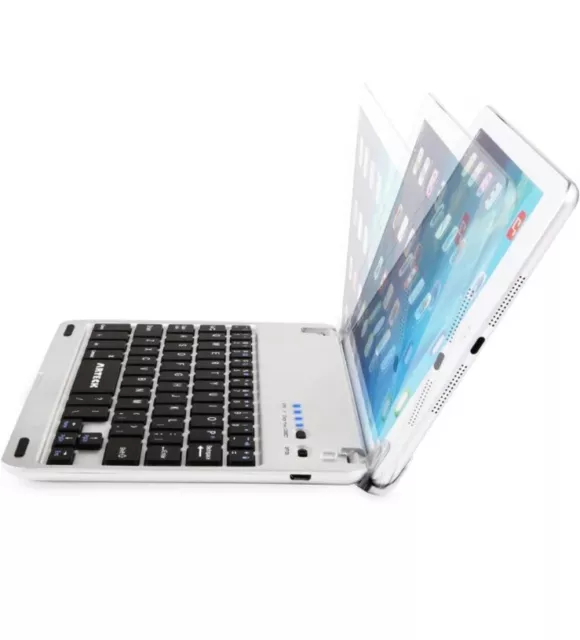 Arteck HB045 Keyboard for iPad Mini  1-4 Bluetooth Silver