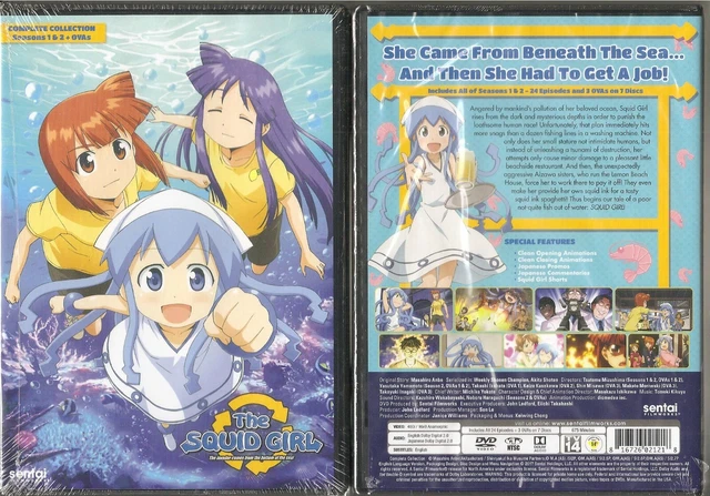 SQUID GIRL COMPLETE Series DVD Lot Season 1 Part 1 & Part 2 Anime