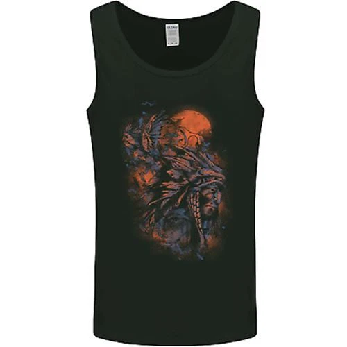 Nativi Americani Copricapo Indiano Apache Uomo Canotta Maglia