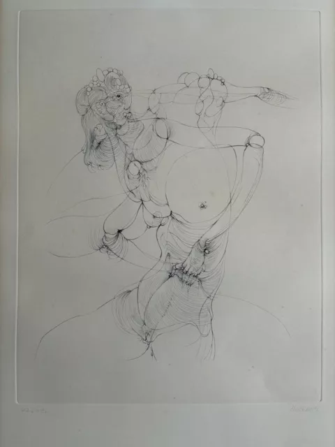 Bellmer Hans Gravure Erotique Signée Au Crayon Num/120 Handsigned Numb Etching