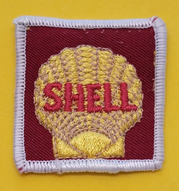 Vintage Shell Gas And Oil Badge Patch Small