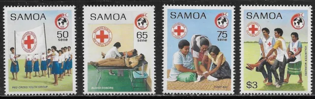 Samoa Scott #'s 756 - 759 MNH