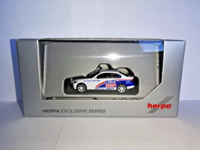 Herpa Exclusive Series 950091 Spur H0 BMW 3er E90 Liqui Moly #NEU in OVP#