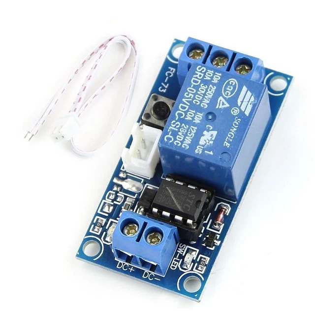 5V 1 Channel Self Locking Bistable One Button Start/Stop Self-Locking...