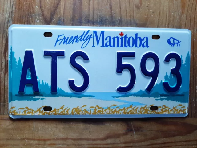 1 x Original SPECIAL CANADA Nummernschild aus MANITOBA*TOP*TOP*TOP*