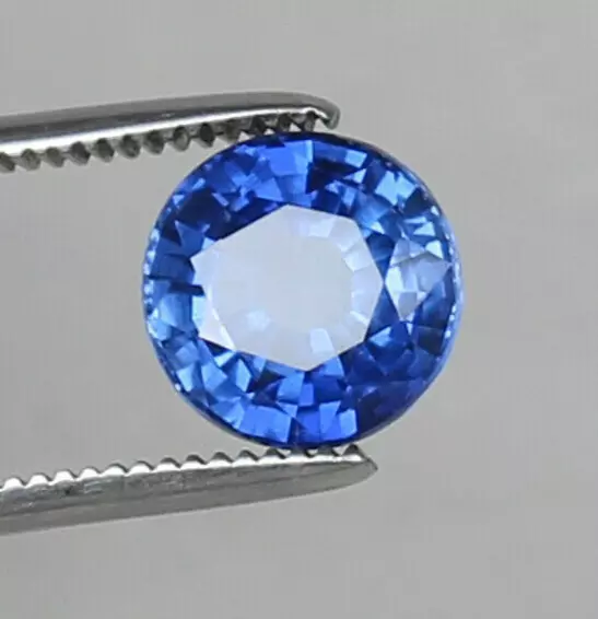 AAA+ 2.80 Ct. Natural Kashmir Royal Blue Sapphire Fine Round Cut Loose Gemstone