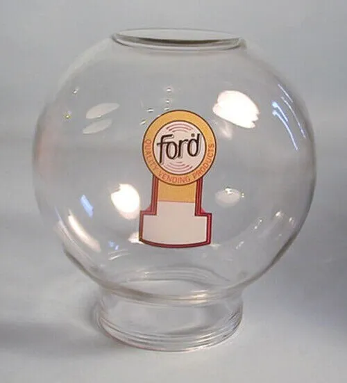 Ford Gum Machine Glass Globe  New Old Stock-NOS