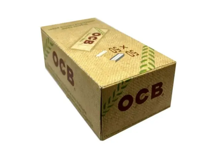 Cartine OCB Organic Hemp  Corte In Canapa Biologica  50 Libretti