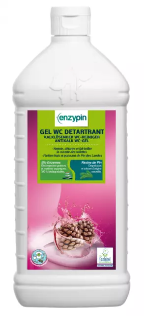 Enzypin gel wc detartrant/ 1l - ACT 5326 - Entretien sanitaire - le vrai actionp