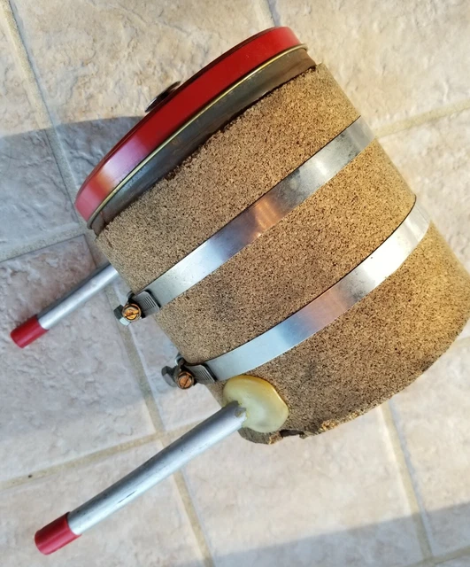 NOS vintage Moroso cool can with 1/2 inch fuel line. 4