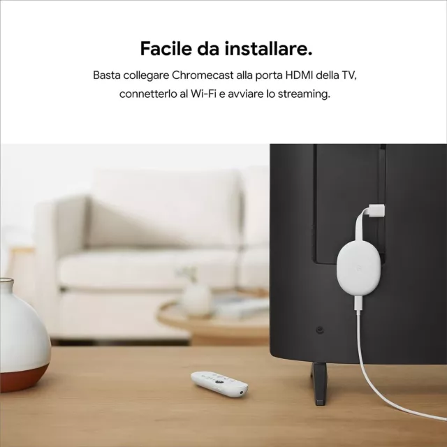 Chromecast Google TV 4K HDR avec Télécommande Et Recherche Vocal Netflix Youtube 3
