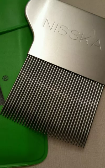 NISSKA Comb Lice Nit Stainless Steel Rid Headlice metal teeth German engineered
