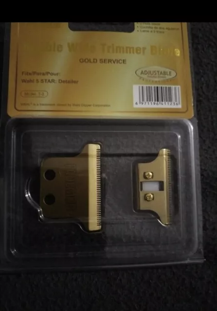 Detailer Extra Wide Replacement Blade GOLD Colour for WAHL Trimmer UK  Fab