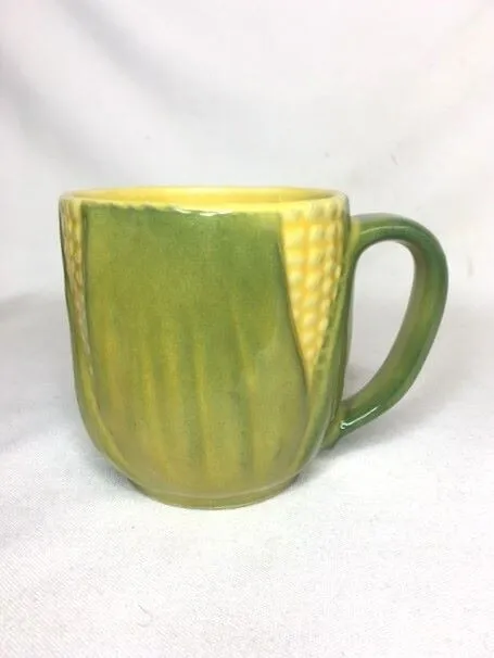 Antique Shawnee Corn King Pottery Coffee Mug Cup Mint 9oz Old