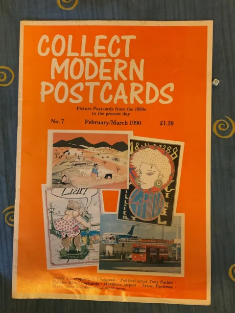 Collect Modern Postcards Magazine 1990 , Scarce Issue