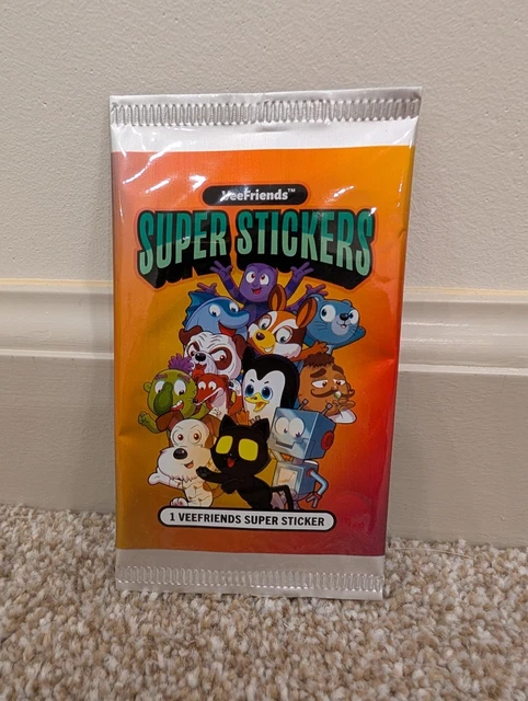 PSA VEEFRIENDS SEALED Super Stickers Pack - EXCLUSIVE PSA magazine