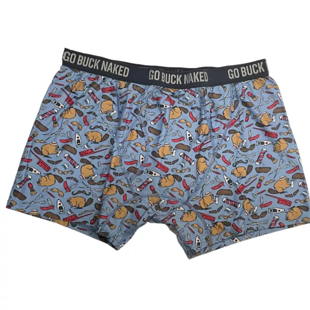 DULUTH TRADING BUCK Naked Pattern Boxer Briefs Mens 2XL (44-46) Barber ...