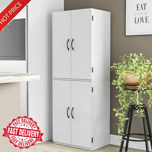 TALL STORAGE Kitchen Pantry Cupboard Organizer Furniture 4