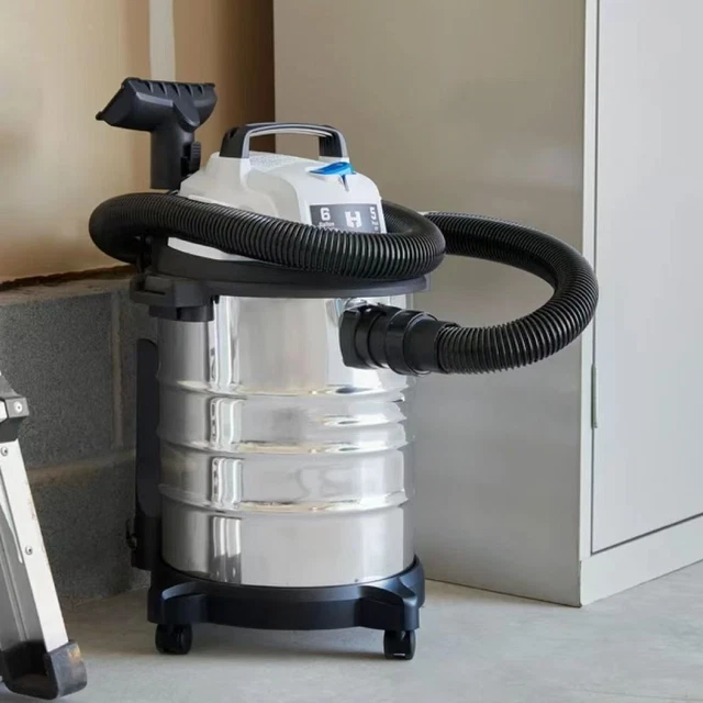 6 Gallon 5 Peak HP Stainless Steel Wet/Dry Vacuum, Easily Converts to Blower