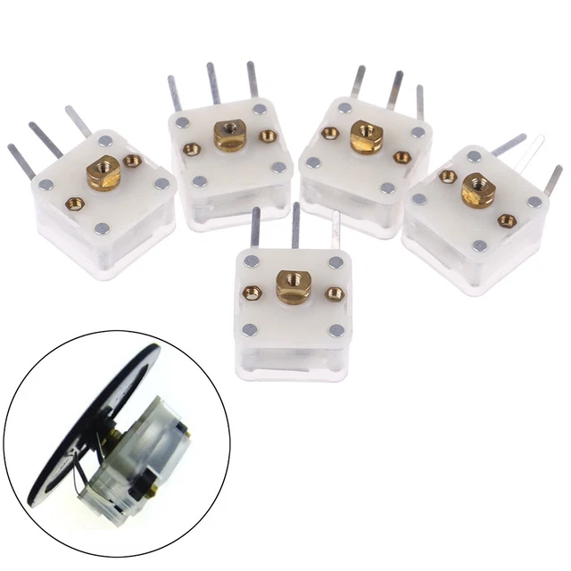 5Pcs Duplex 223p 60pf/140pf 2.1mm Hole Shaft Radio Variable Capacitor .pj