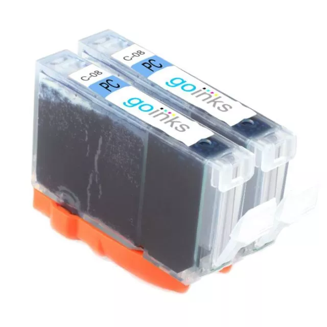 2 Photo Cyan Ink Cartridges for Canon PIXMA iP6600D iP6700D MP950 MP960 MP970