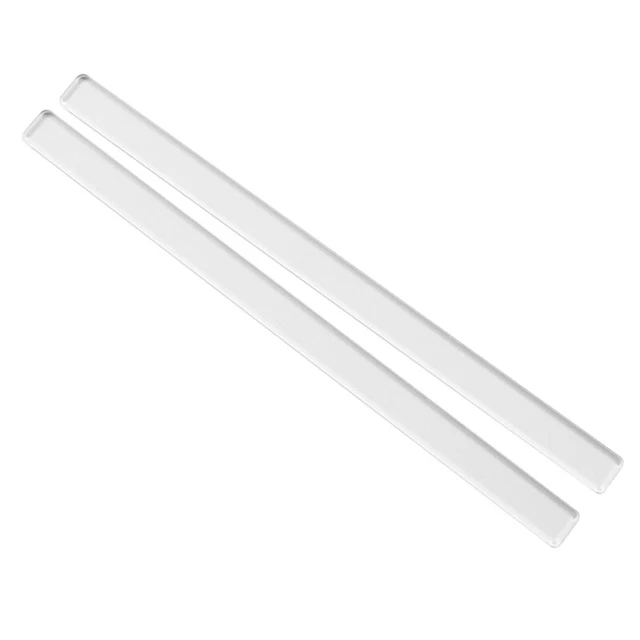 2Pcs Acrylic Biscuit Cake Rolling Tool Balance Ruler Fondant Icing Biscuit Q5