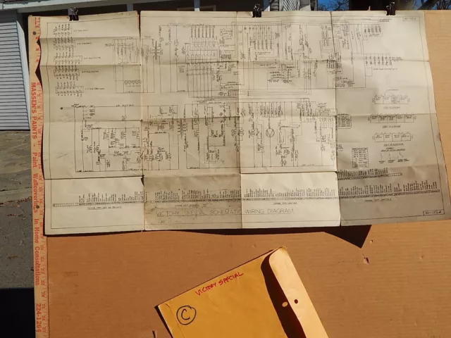 1946 Bally VICTORY SPECIAL Horse Race Pinball service schematic