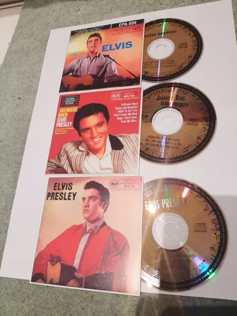 Elvis Presley -  I need you so..Strictly Elvis..J.ROCK (3 X EP CD SINGLES NICE)