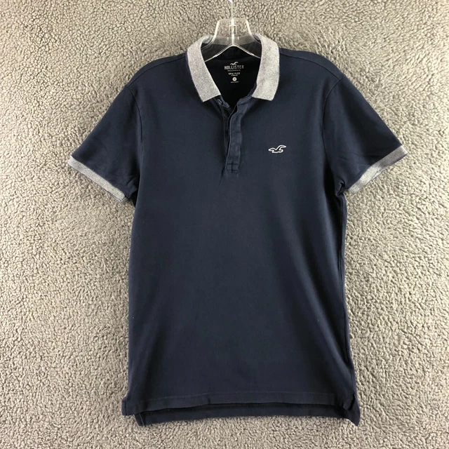 MENS HOLLISTER EPIC Flex Stretch Size XS Navy Short Sleeve Casual Polo  Shirt £9.99 - PicClick UK