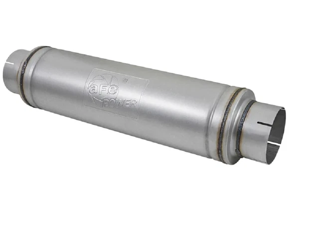 AFE Power Atlas Aluminized Stainless Steel Muffler 5in Center Part is Universal