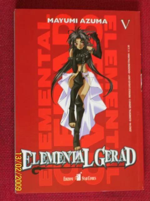 ELEMENTAL GERAD N° 5 di -MAYUMI AZUMA - STAR COMICS   raro serie rossa