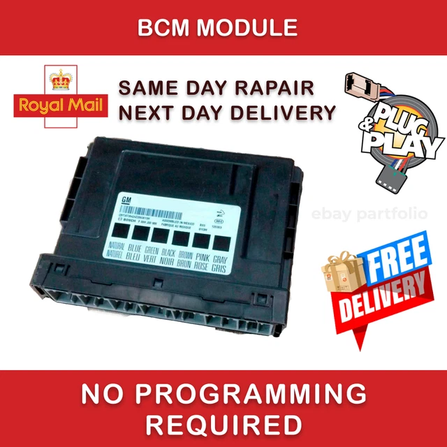 VAUXHALL ASTRA J Plug/ Play Bcm Body Control Module 13580689 Cloned To