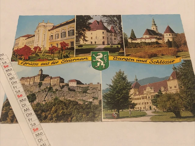 Pk AK Steiermark Burgen Schlösser Riegersburg Eggenberg Graz Hautzenpichl