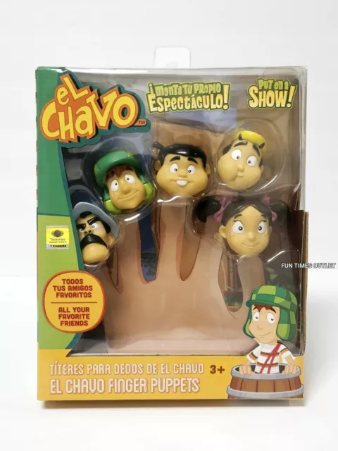 El Chavo Character Figurines Finger Puppets Set Nono Popis Kiko Don Ramon Gift