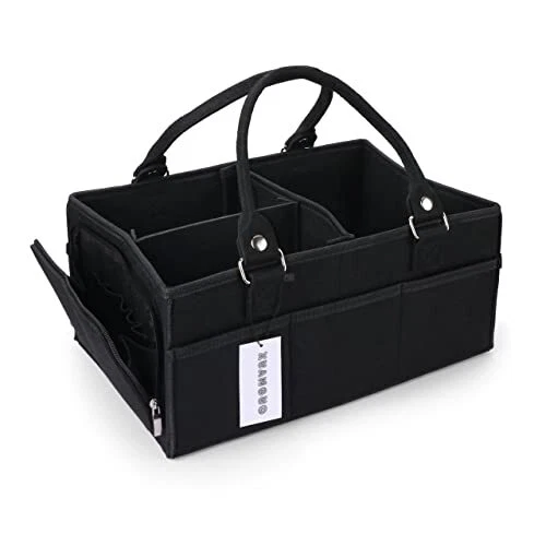 Baby Diaper Caddy Organizer for Boy Large Nursery Storage Bin Basket Portable